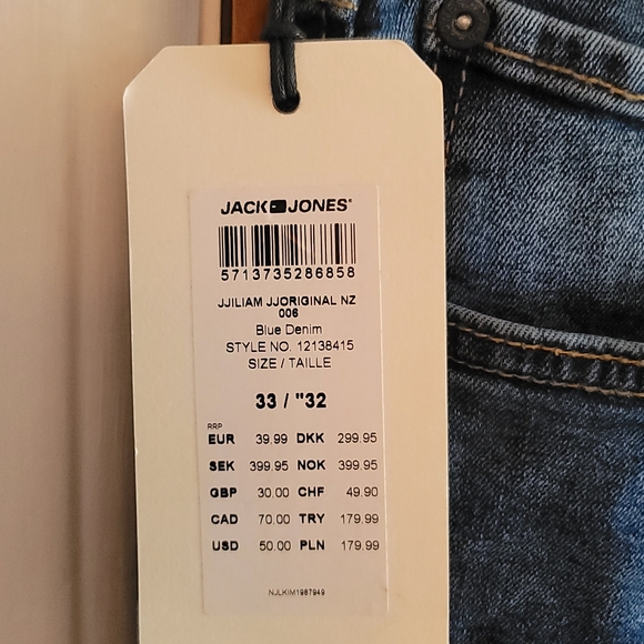 Jack&Jones Skinny Jeans size 33 - Picture 2 of 4